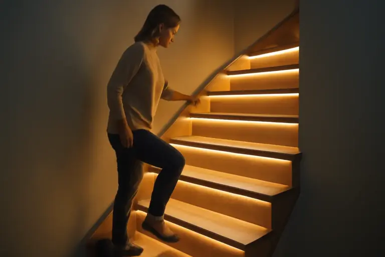 Illuminazione LED per scale interne: la soluzione anti-inciampo che valorizza ogni gradino